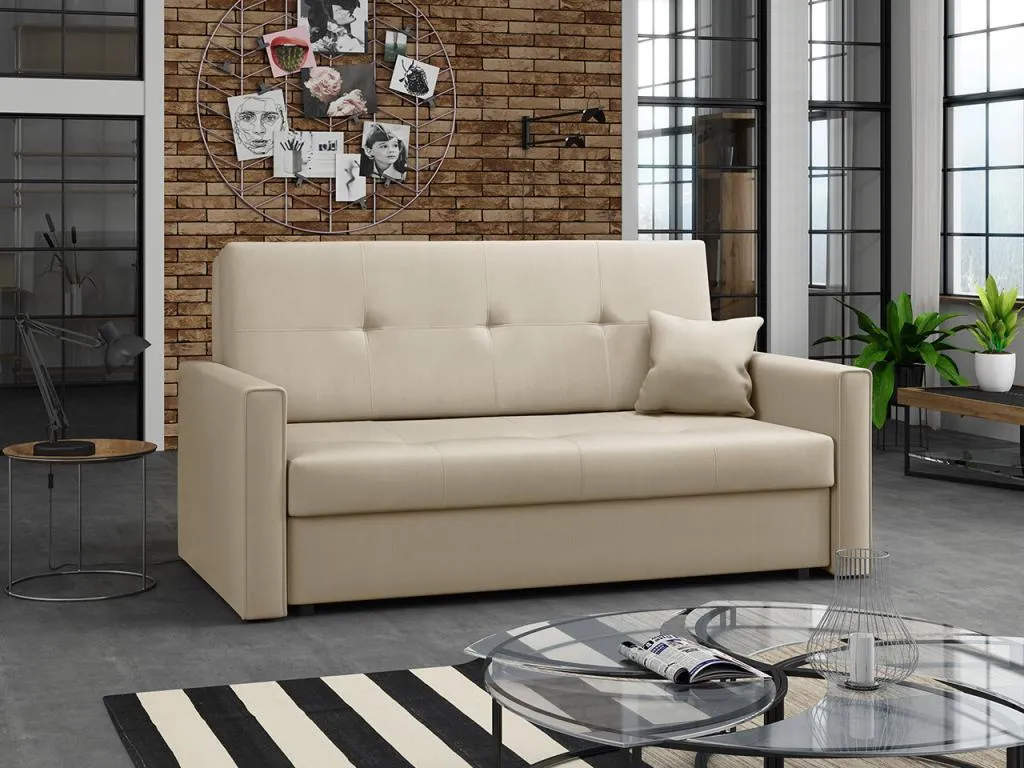 Sofá-cama Alkifurniturees 106 Caja de ropa de cama 85x153x98cm Muebles ya montados 88923CBNO
