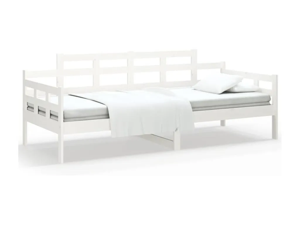 Sofá cama Homepleno maciza de Homepleno blanco 90x200 cm 88158xuhu