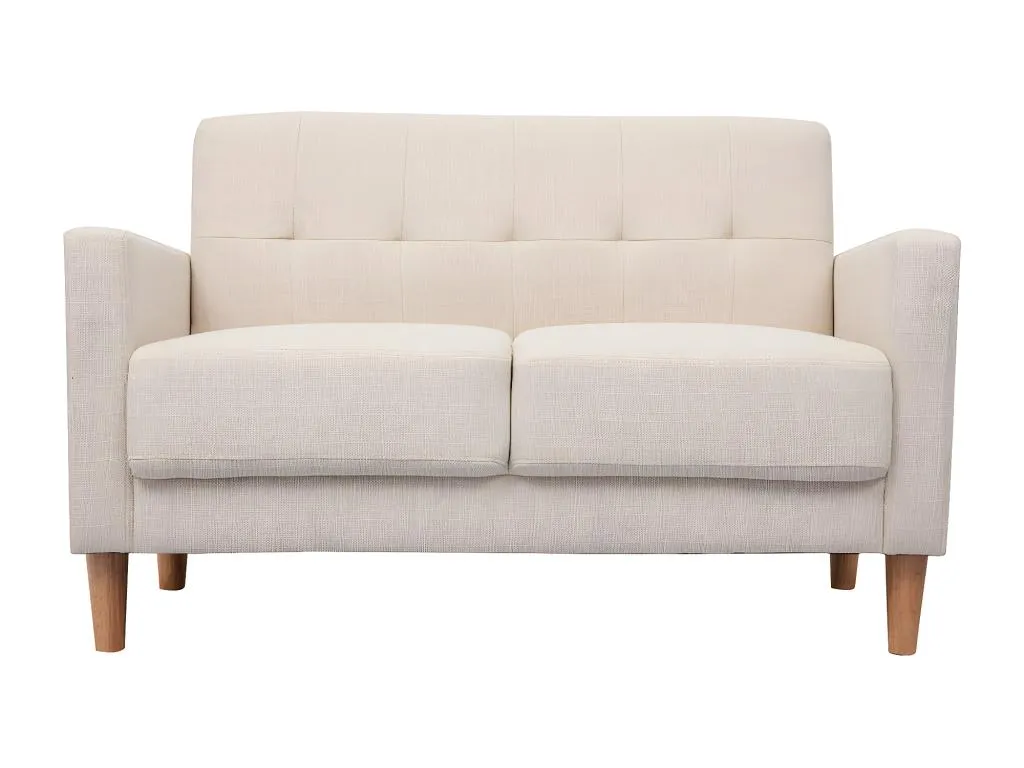 Sofá diseño 2 plazas beige MOON