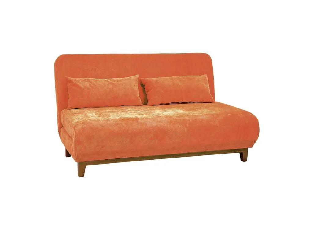 Sofá cama convertible Nidovia de dos plazas color naranja Basil. ayi1321053