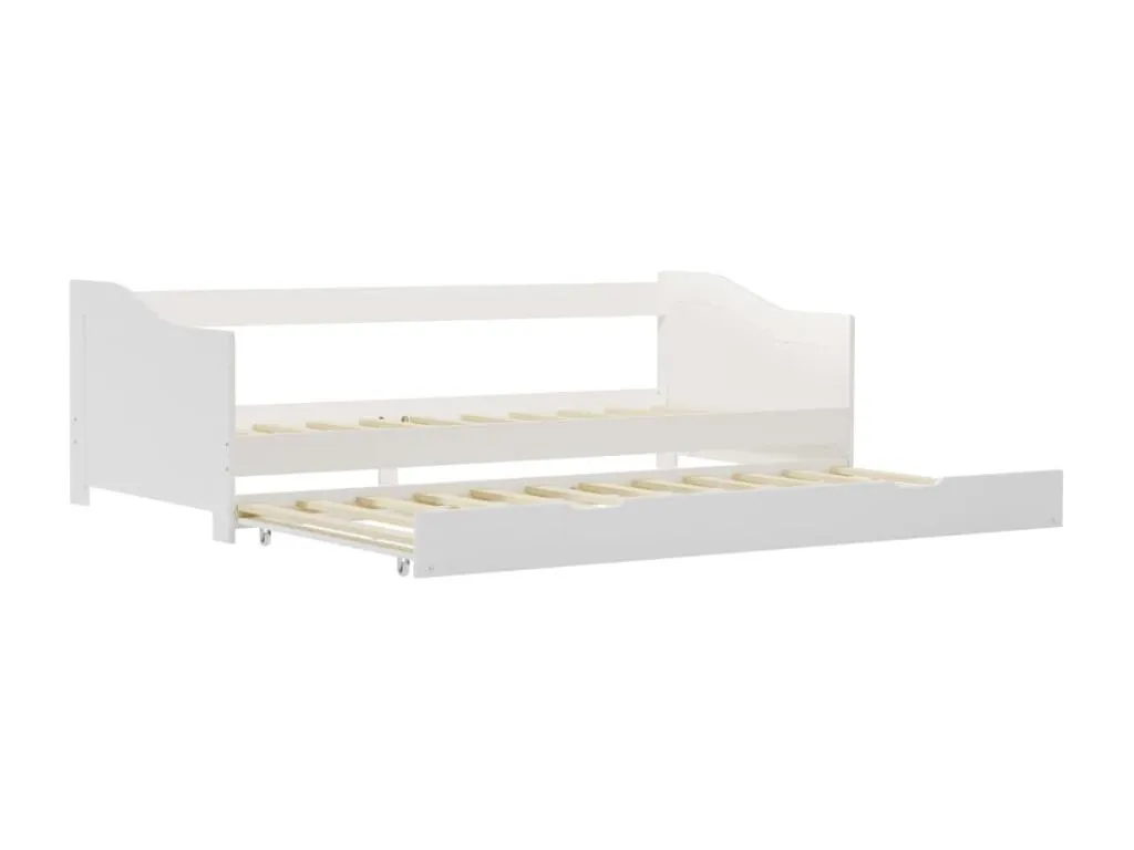 Estructura de sofá cama Alkifurniturees blanco 90x200 cm 49444DNXK