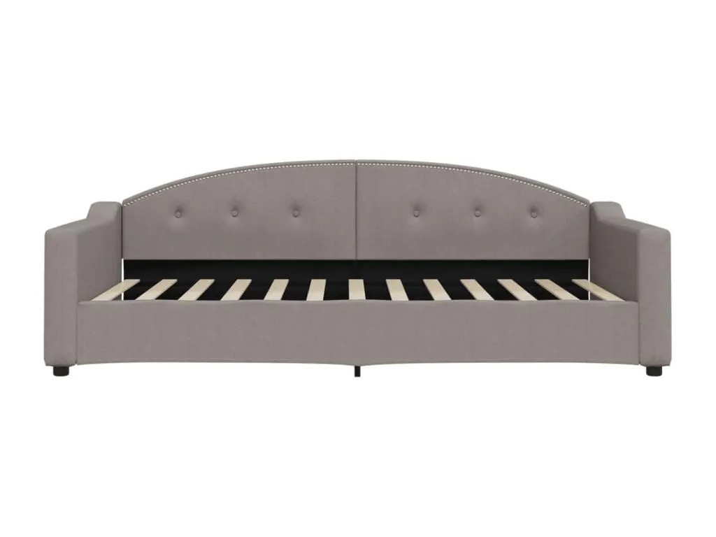 Sofá cama sin colchón tela gris taupe 100x200 cm XWON29535