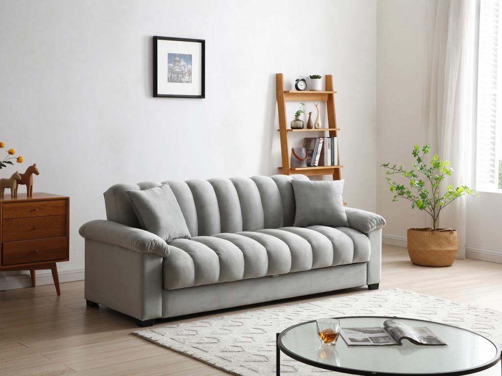 Sofá cama de 3 plazas de Joliven gris