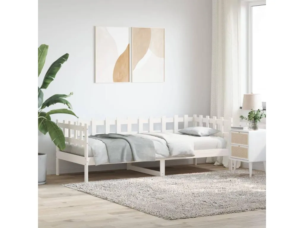 Sofá cama sin colchón Casabellaes maciza de Casabellaes blanco 80x200 cm UIRE47535