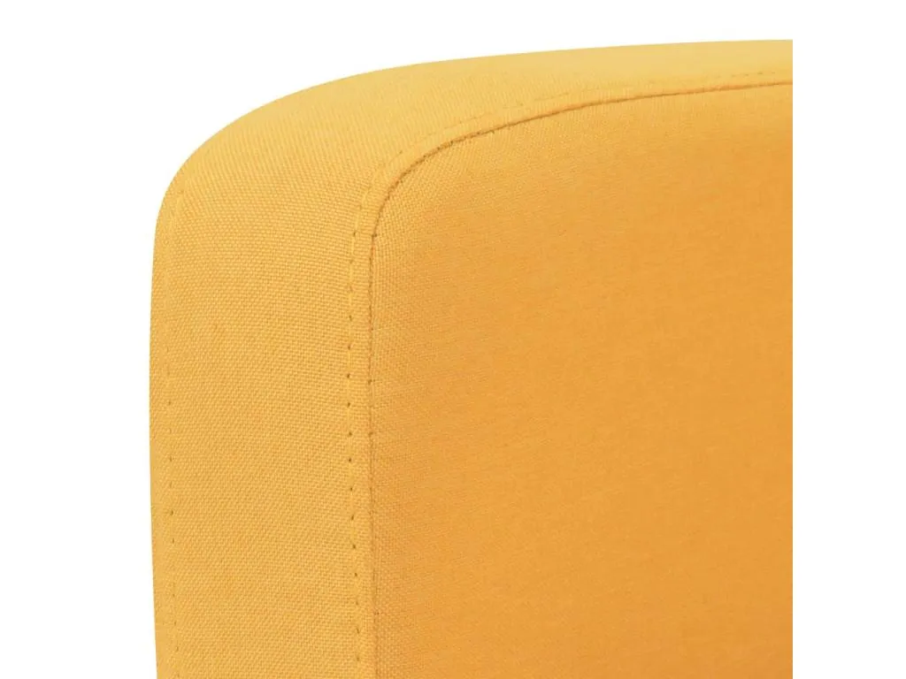 Sofá de 3 plazas 180x65x76 cm amarillo egpy75262