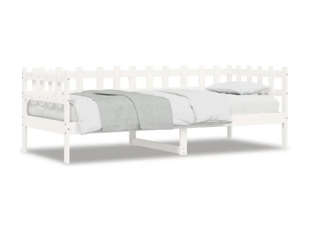 Sofá cama sin colchón Casabellaes maciza de Casabellaes blanco 80x200 cm UIRE47535