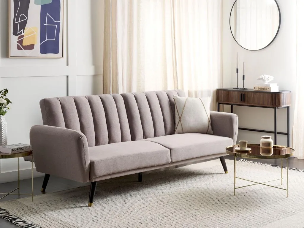 Sofá cama Hogarmini Marrón claro oyeo92993