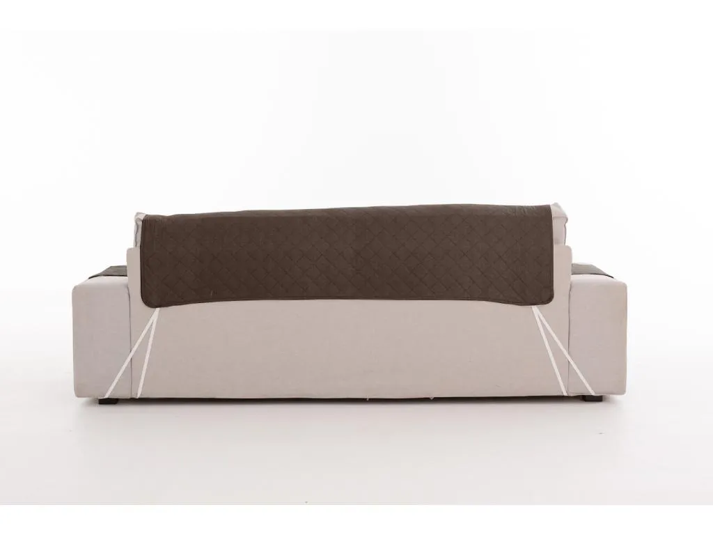 Funda acolchada reversible sofa Habitarluz tamaño 3 plazas con 2 aberturas C/07 68577MBKA