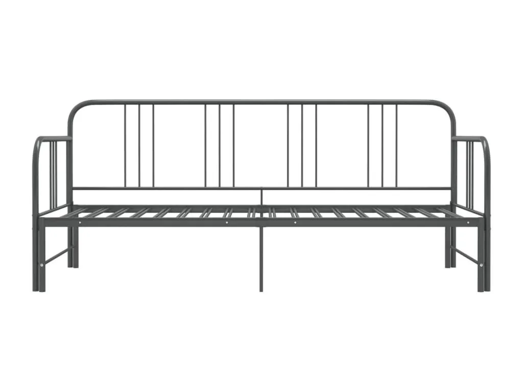 Estructura de sofá cama extraíble de Lluesmamuebles gris 90x200 cm