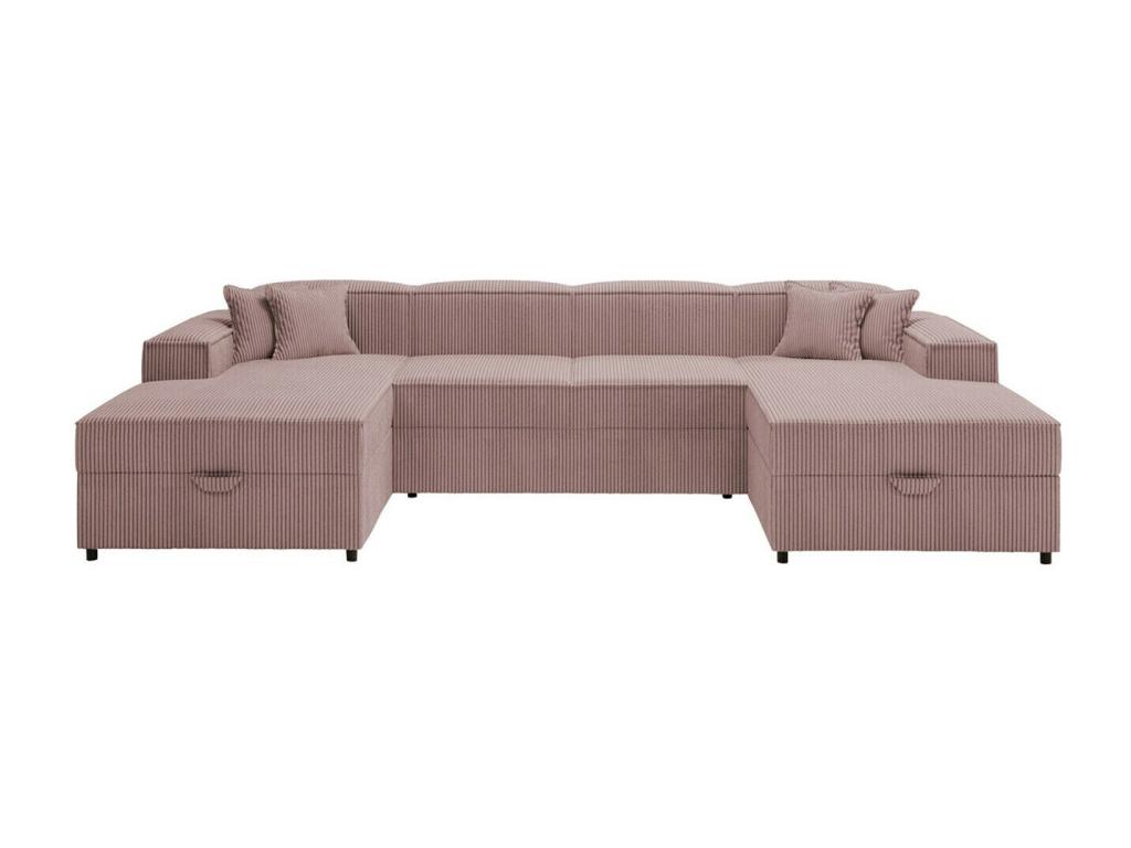 Sofá rinconero Joliven 115 Rosa Función de descanso Caja de ropa de cama 320x166x79cm
