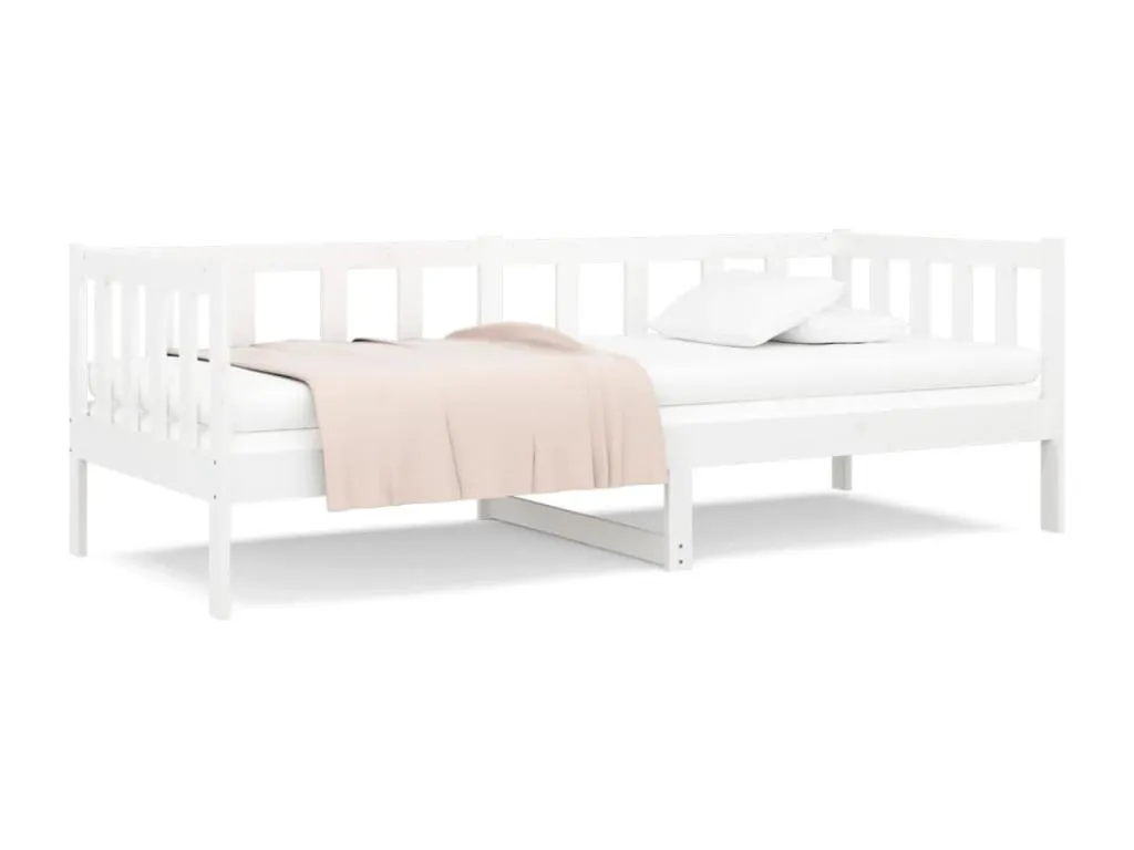 Sofá cama Mobtrendy maciza de Mobtrendy blanco 90x190 cm 01587gsok