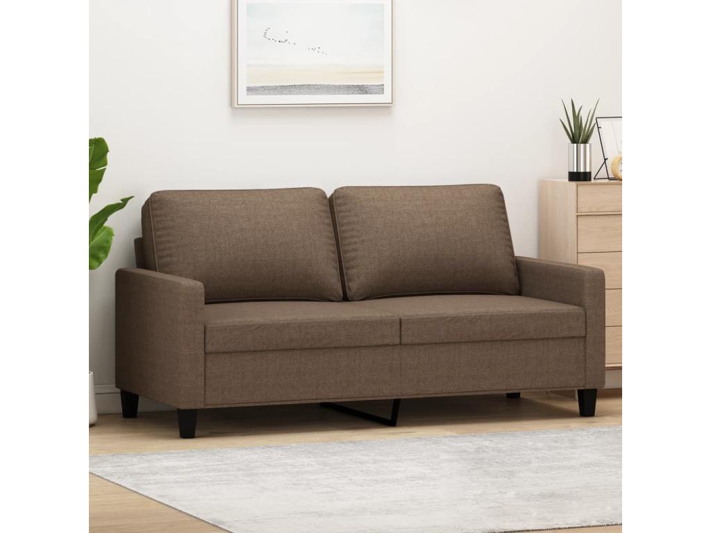 Sofá de 2 plazas de Joliven marrón 140 cm
