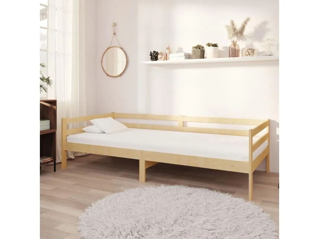 Sofá cama sin colchón Decounico maciza de Decounico 90x200 cm