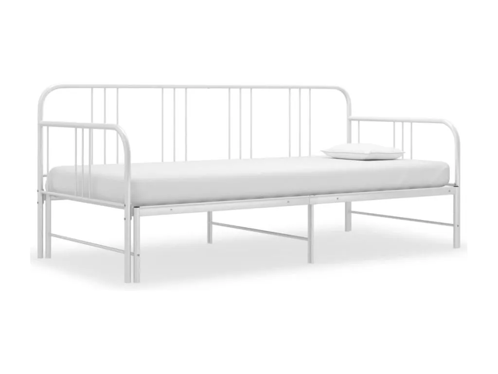 Sofá cama extraíble sin colchón Decoencanto blanco 90x200cm