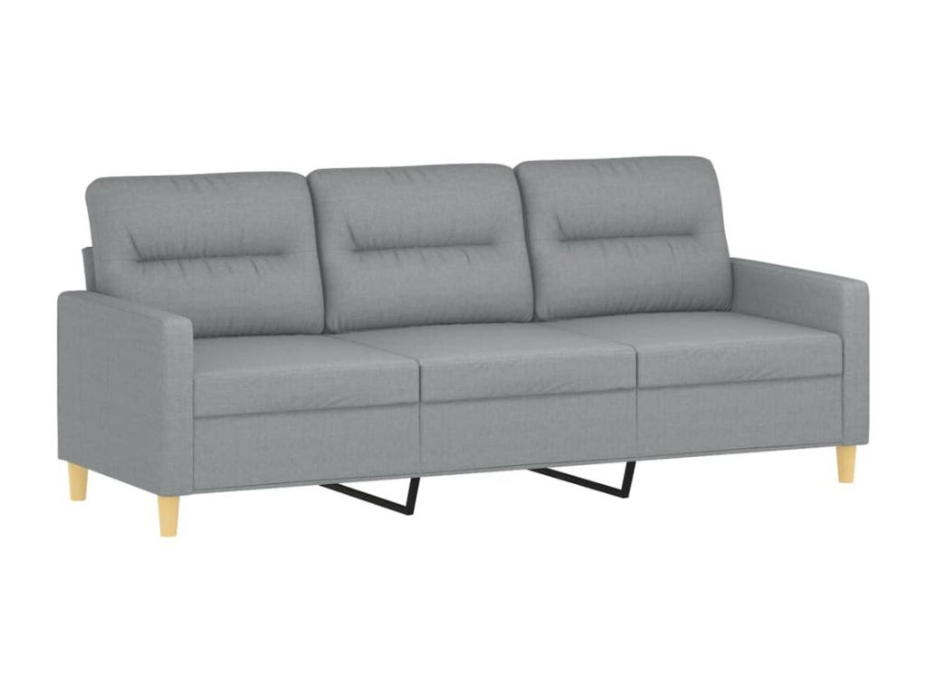 Sofá de 3 plazas de Joliven gris claro 180 cm
