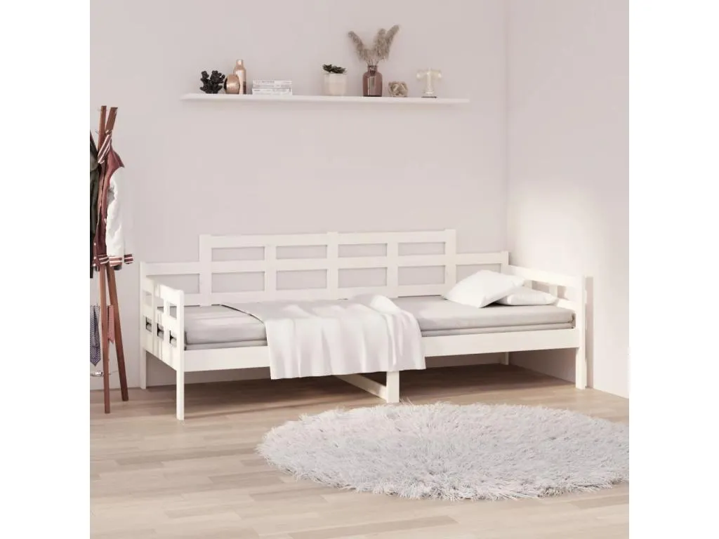 Sofá cama Homepleno maciza de Homepleno blanco 90x200 cm 88158xuhu