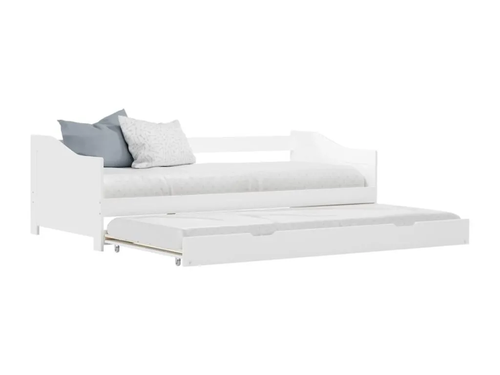 Estructura de sofá cama Alkifurniturees blanco 90x200 cm 49444DNXK