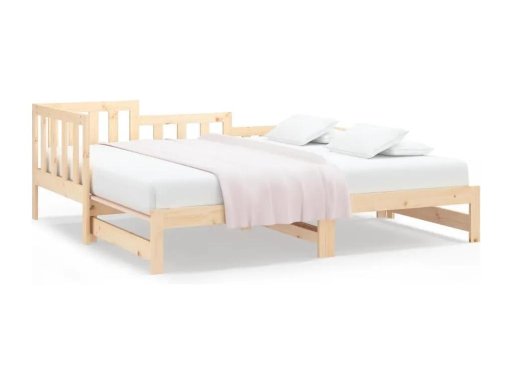 Sofá cama extraíble Luxmbls maciza de Luxmbls 2x(80x200) cm CCLB24765