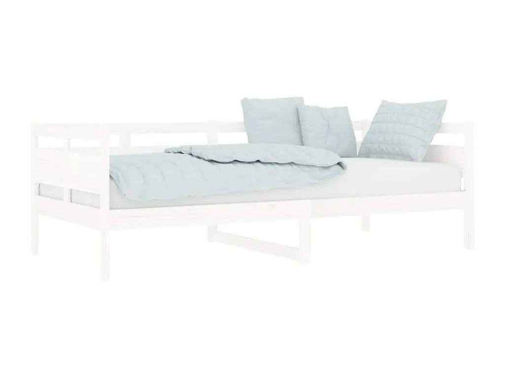Sofá cama Decocasaes maciza de Decocasaes blanco 90x200 cm fknu33346