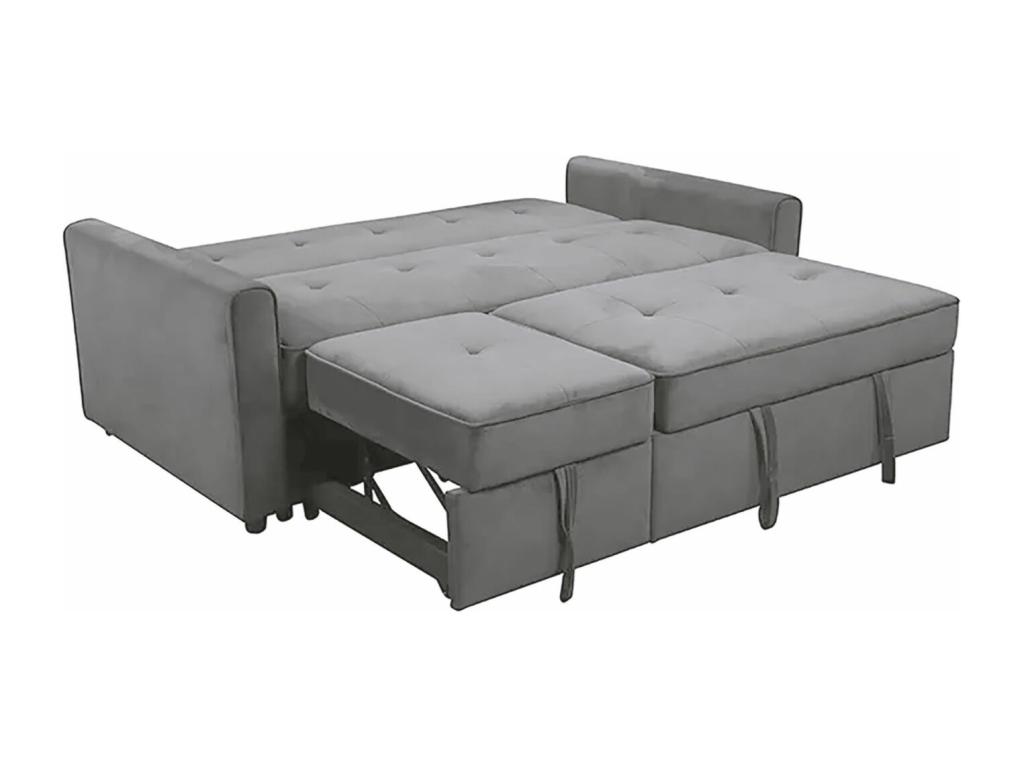 Sofa Cama Chaise Loungue 184x98x90-178. Gris
