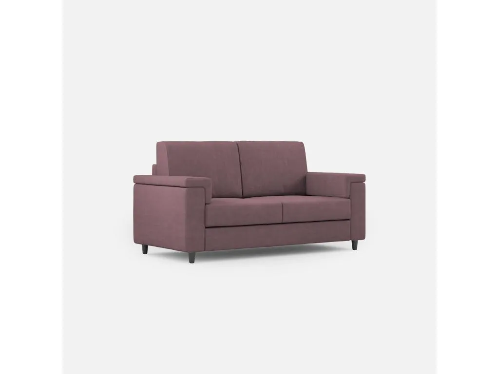 Sofá de 2 Plazas Acogedor Lluesmahome, color ciruela, ancho exterior 148 cm (dos plazas de 60 cm).  YY8814251