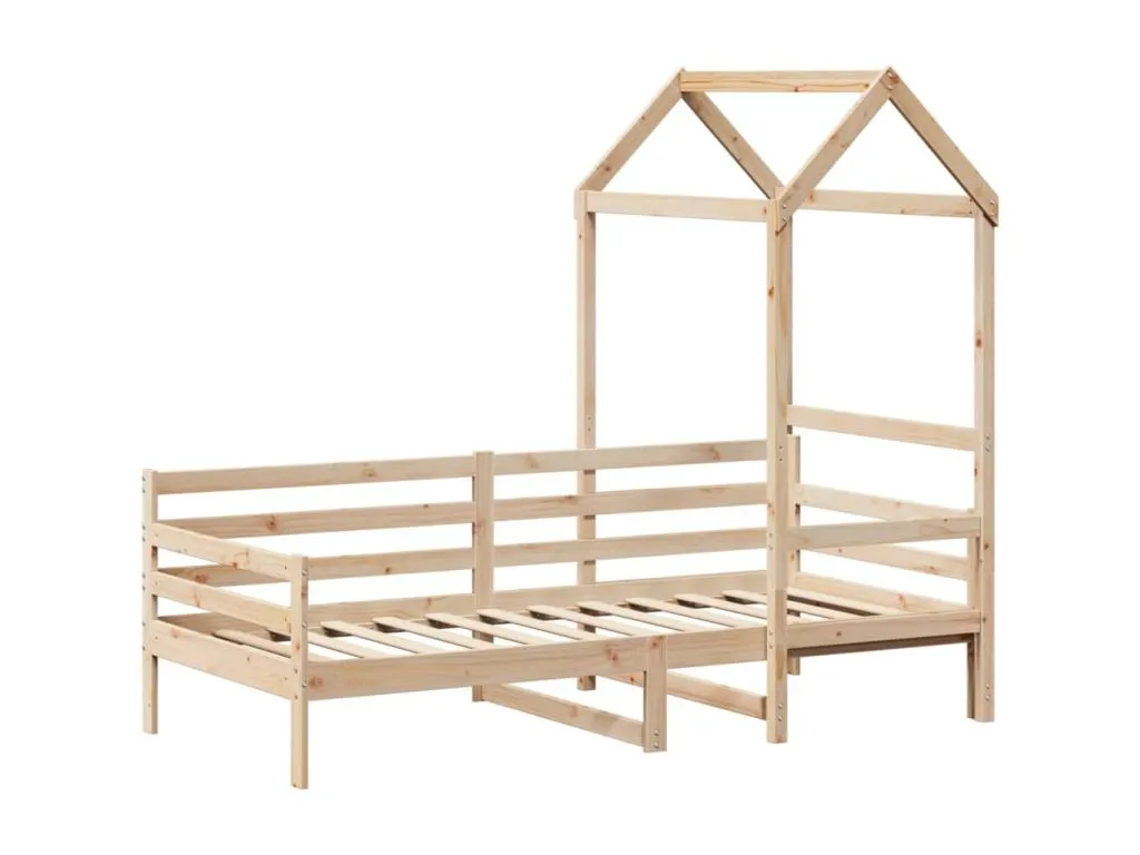 Sofá cama con techo Andreuworldcasa maciza de Andreuworldcasa 90x200 cm