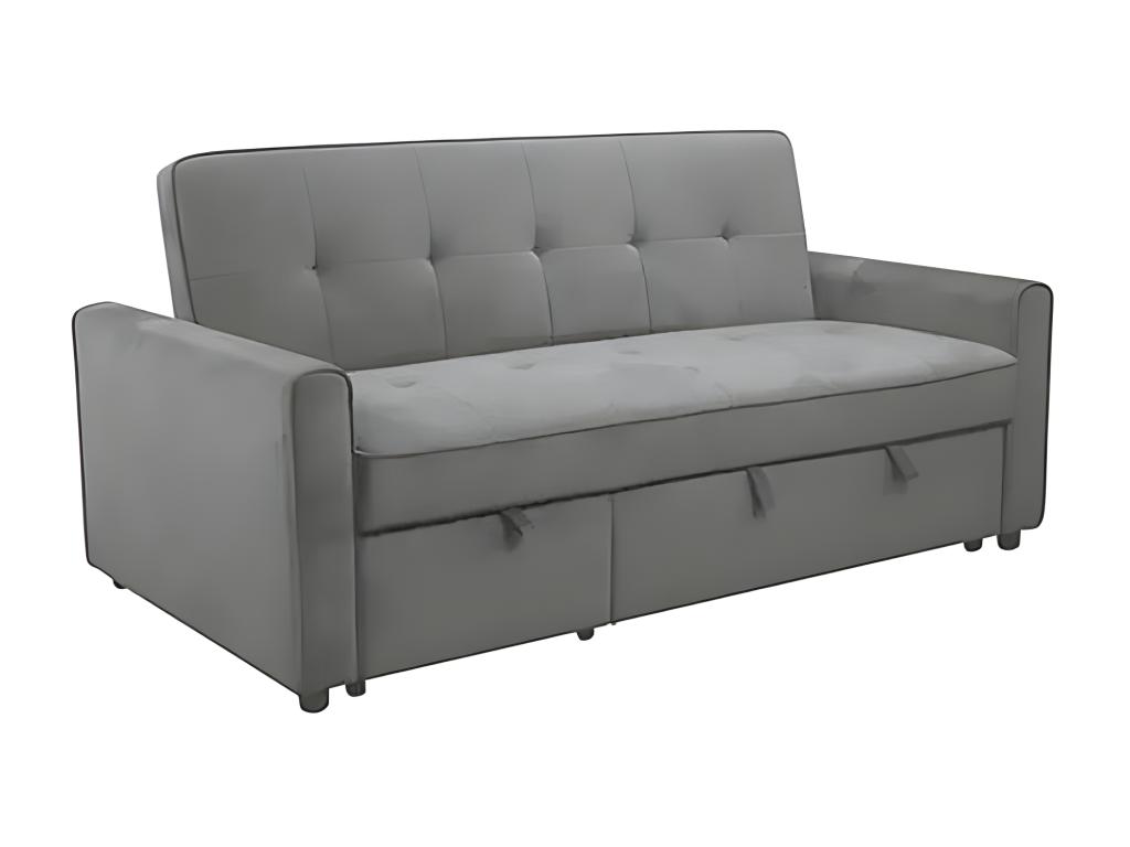Sofa Cama Chaise Loungue 184x98x90-178. Gris