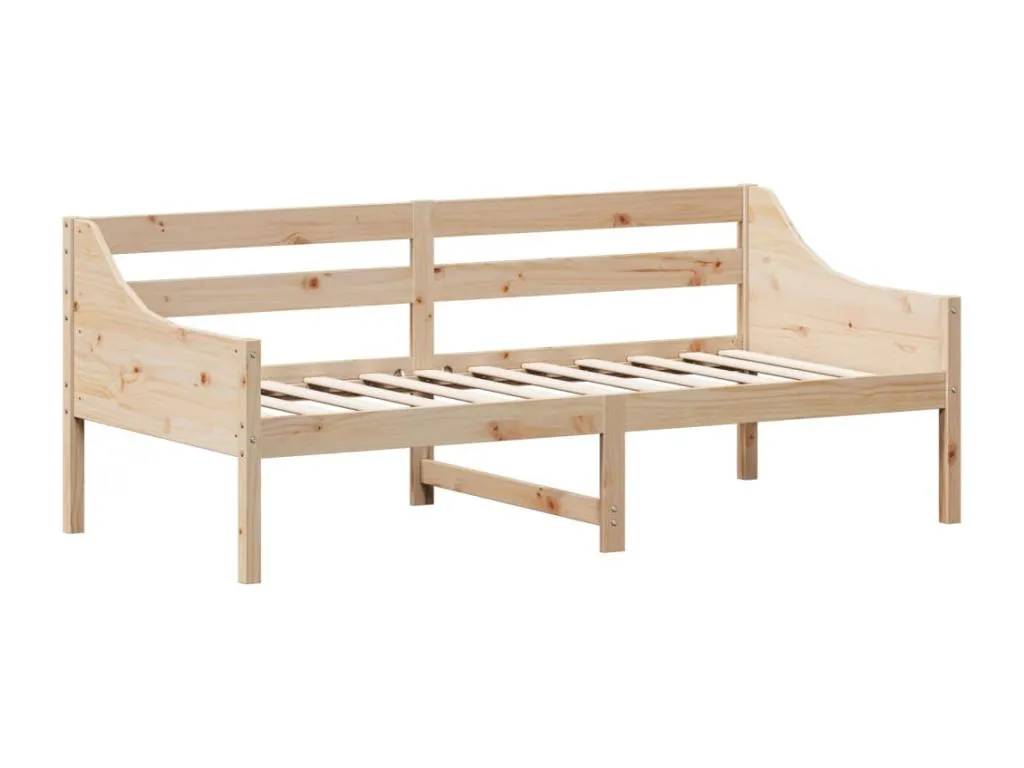 Sofá cama sin colchón Lluesmahome de madera maciza, tamaño 90x190 cm  ZS0037751