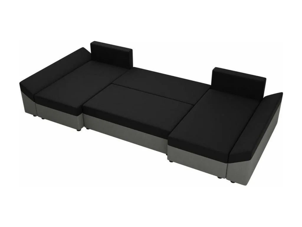 Sofá rinconero Vivirsingular 131 en color verde con función de descanso y caja de ropa de cama de 310x140 cm dyei94480