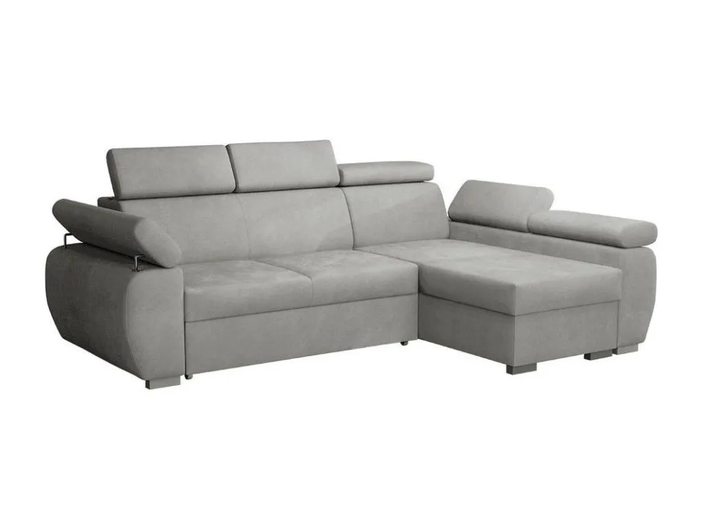 Sofá rinconero Habitarluz 132 Gris Función de descanso Caja de ropa de cama 255x170cm 50101QAXV